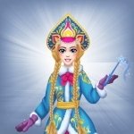 Постер игры Снегурочка Русская Ледяная Принцесса